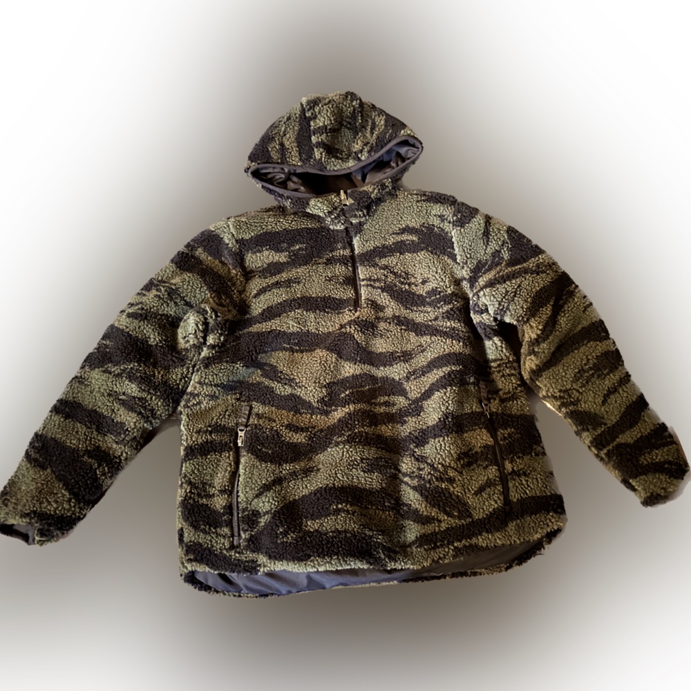 Gap Boys Teen Reversible Sherpa Jacket Hoodie Teen 14-16 - Picture 4 of 7